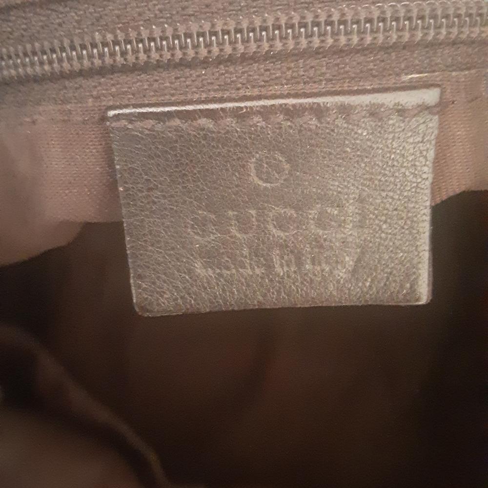 Authentic Gucci Canvas Hobo Bag - Picture 8 of 13